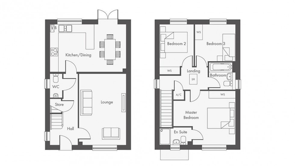 Floorplan for Plot 53, The Greenwood, Honeybourne