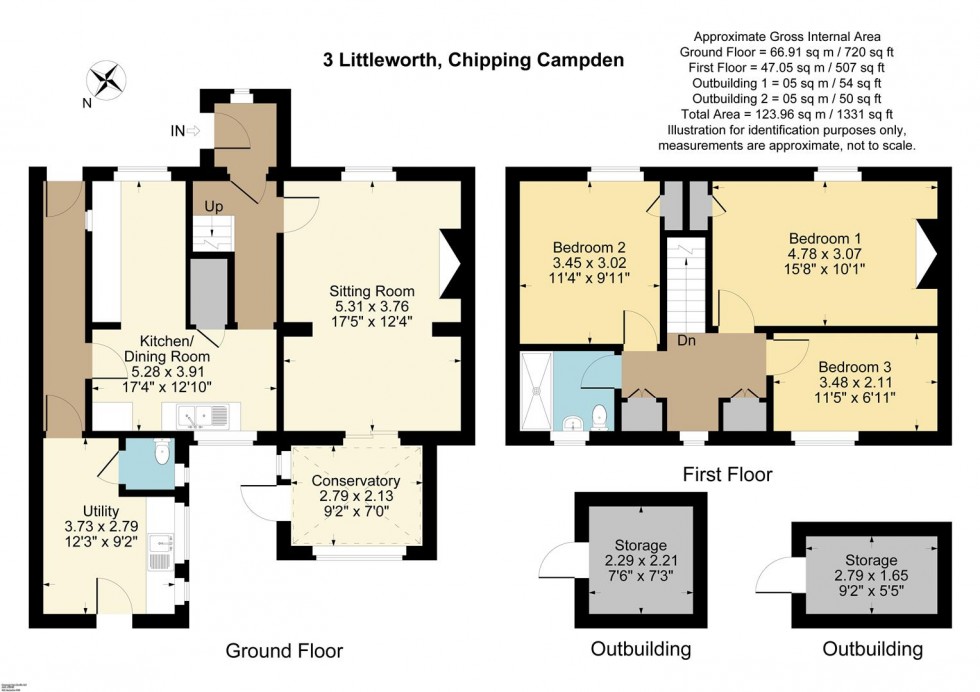 Floorplan for Littleworth, Chipping Campden