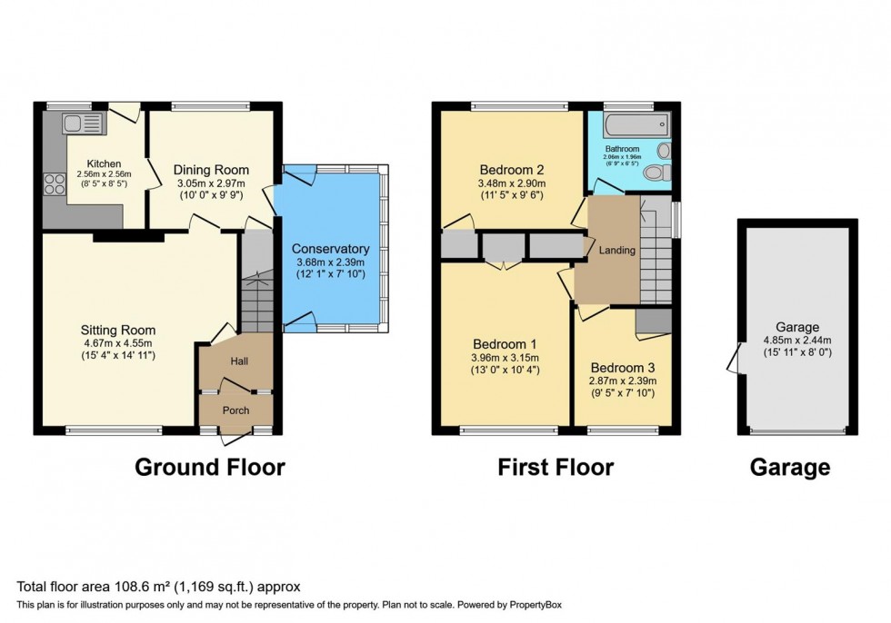 Floorplan for New Street, Cubbington, Leamington Spa