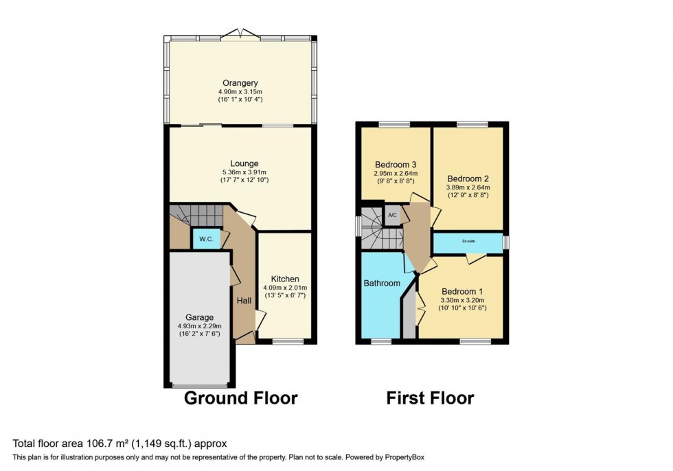 Floorplan for Silver Birch Grove, Leamington Spa