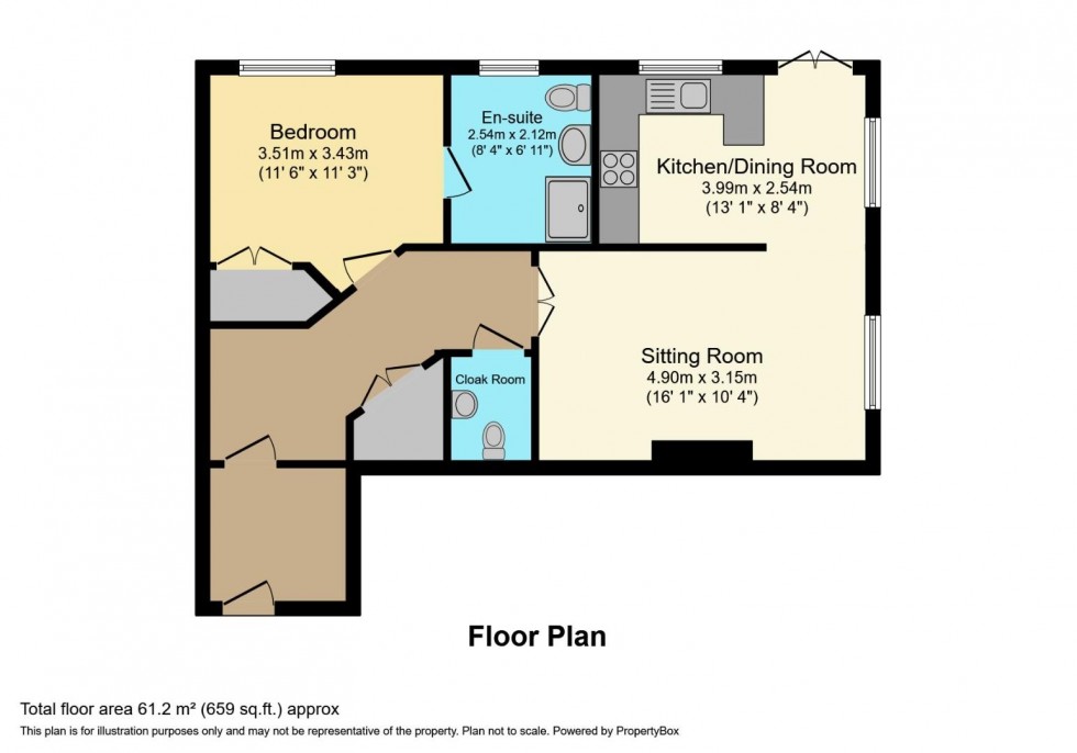 Floorplan for Bardswell Court, Stratford-upon-Avon