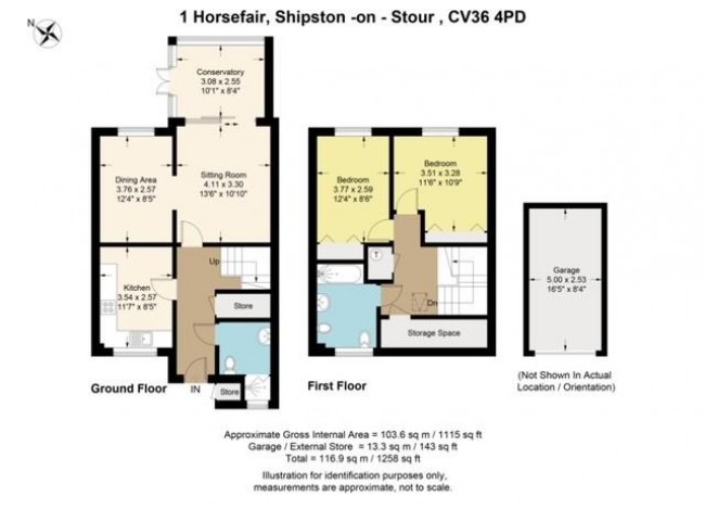 Floorplan for Horsefair, Shipston-On-Stour