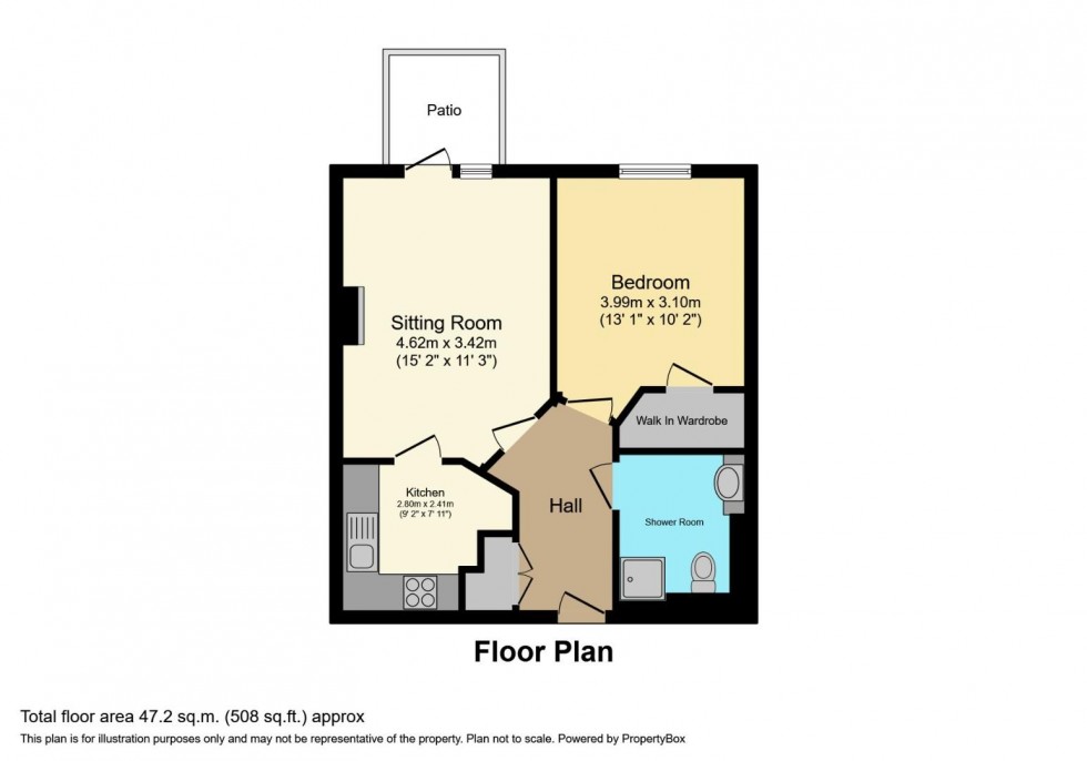 Floorplan for Springfield Close, Stratford-upon-Avon