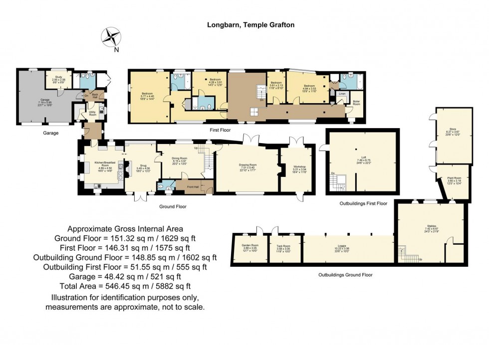 Floorplan for Temple Grafton, Alcester
