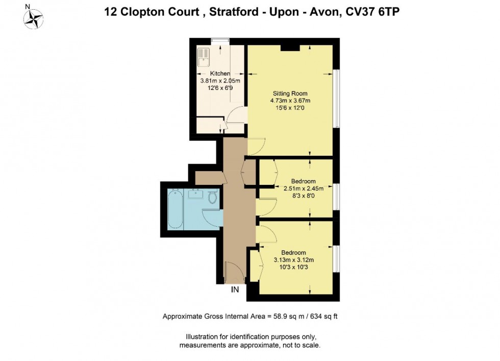 Floorplan for Clopton Road, Stratford-upon-Avon